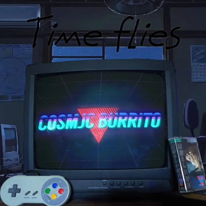 Cosmjc Burrito - Time Flies album cover