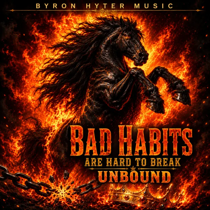 Byron Hyter Music - Bad Habits Are Hard To Break: UNBOUND album cover